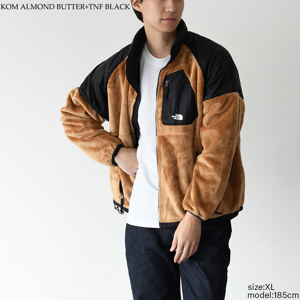 ノースフェイス フリース バケット バッグ ベージュ　茶 関税込】国内即発 THE NORTH FACE プレイグリーン フーディー (THE