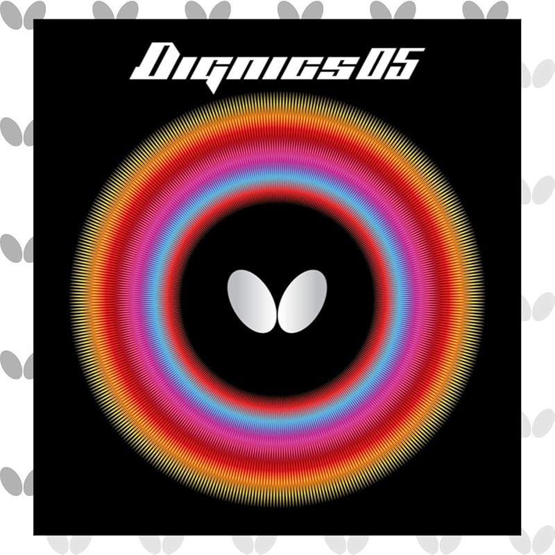 バタフライ(Butterfly) 卓球 ラバー ディグニクス 05 ハイテンション 裏ソフト 06040 ブラック 特厚 1