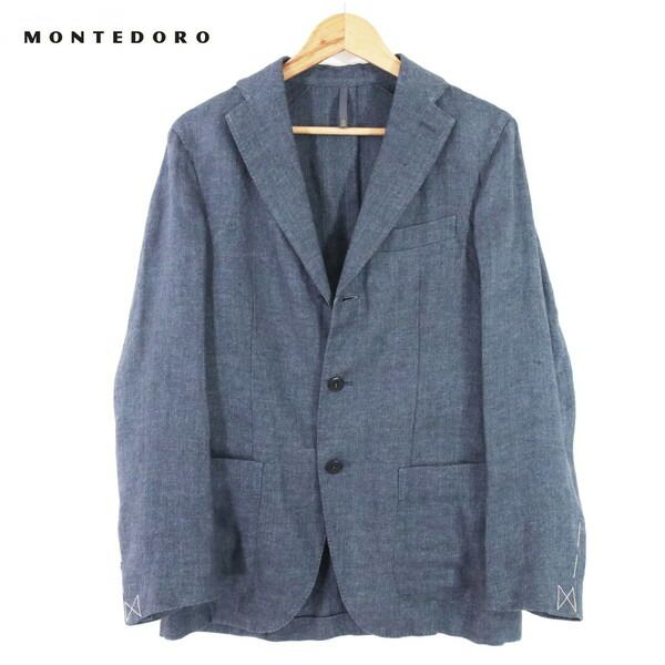 美品 高級 ジャケット MONTEDORO イタリア テーラード モンテドーロ MONTEDORO (モンテドーロ) Corduroy 2B Jacket Wale Garment