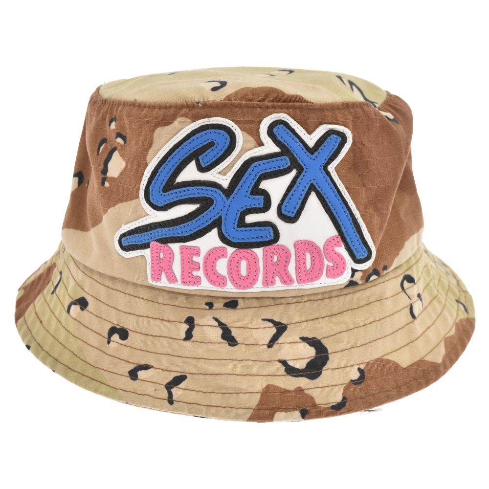 CHROME HEARTS (クロムハーツ) 21AW ×MATTY BOY Sex Records Chocochip Camo Bucket Hat マッティボーイ セックスレコード チョコチップカモバケットハット 迷彩帽子 L BRINGメルカリ店 メルカリ