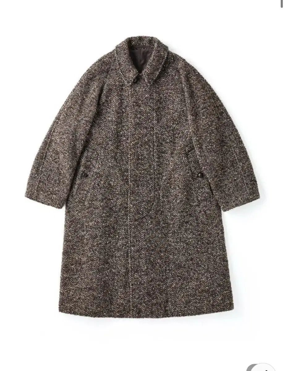 38 ジョー スリット 百 紳士 ハリングボーン コート