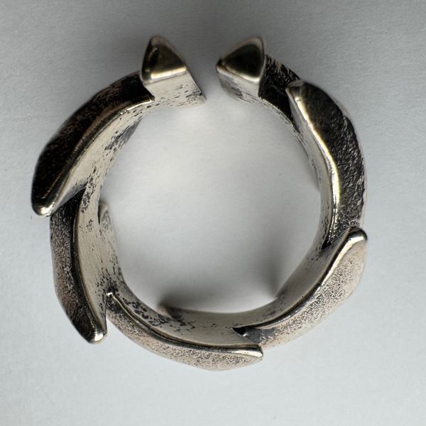 アーロンアンダーソンライトニングナバホ族インディアンジュエリー21号