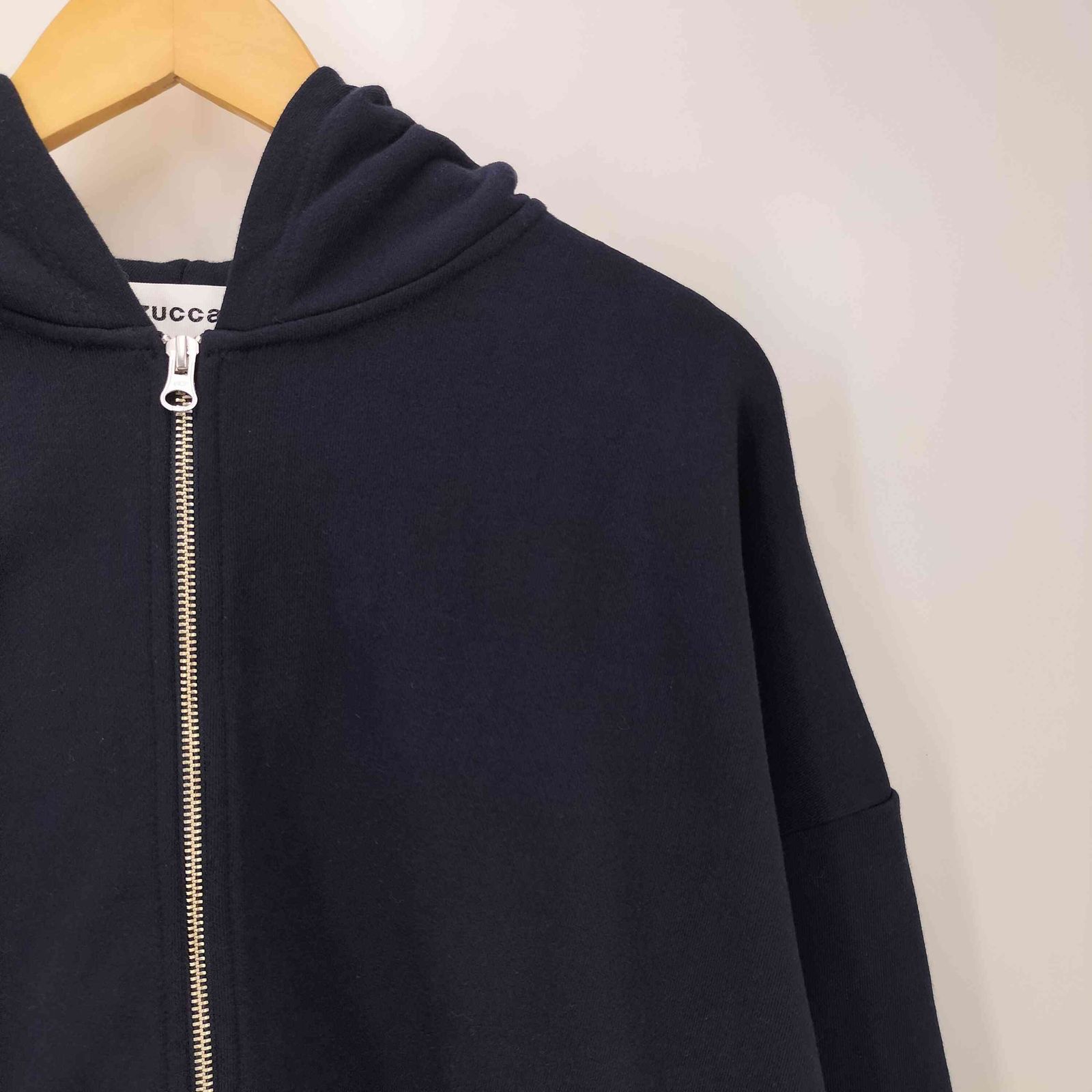 zucca 変形 ジップパーカー ズッカ ギミック ダブルジップ hoodie