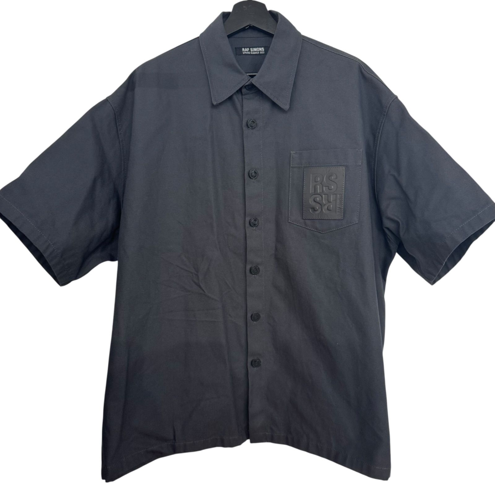 RAF SIMONS】OVERSIZED DENIM S/S SHIRT ラフシモンズ オーバー