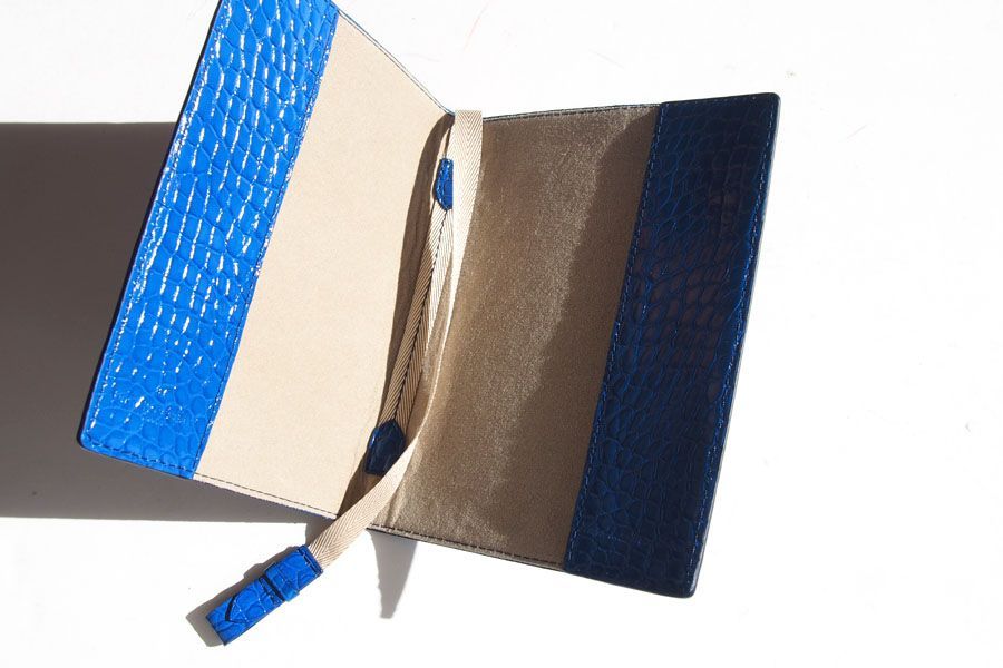 ｜ジャンルソー｜レザー×アリゲーターブックカバー｜BL