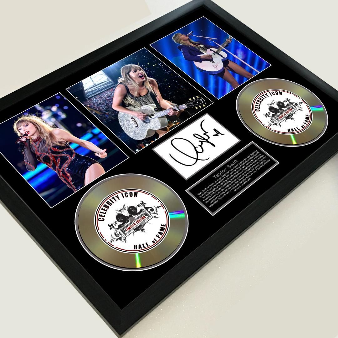 中古品 テイラー スウィフト セレブリティー アイコンフレーム 証明書付き-2