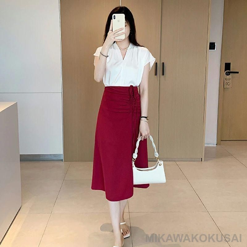 THEORY Vネック ウォッシャブル ジョーゼット フレンチスリーブ シャツ