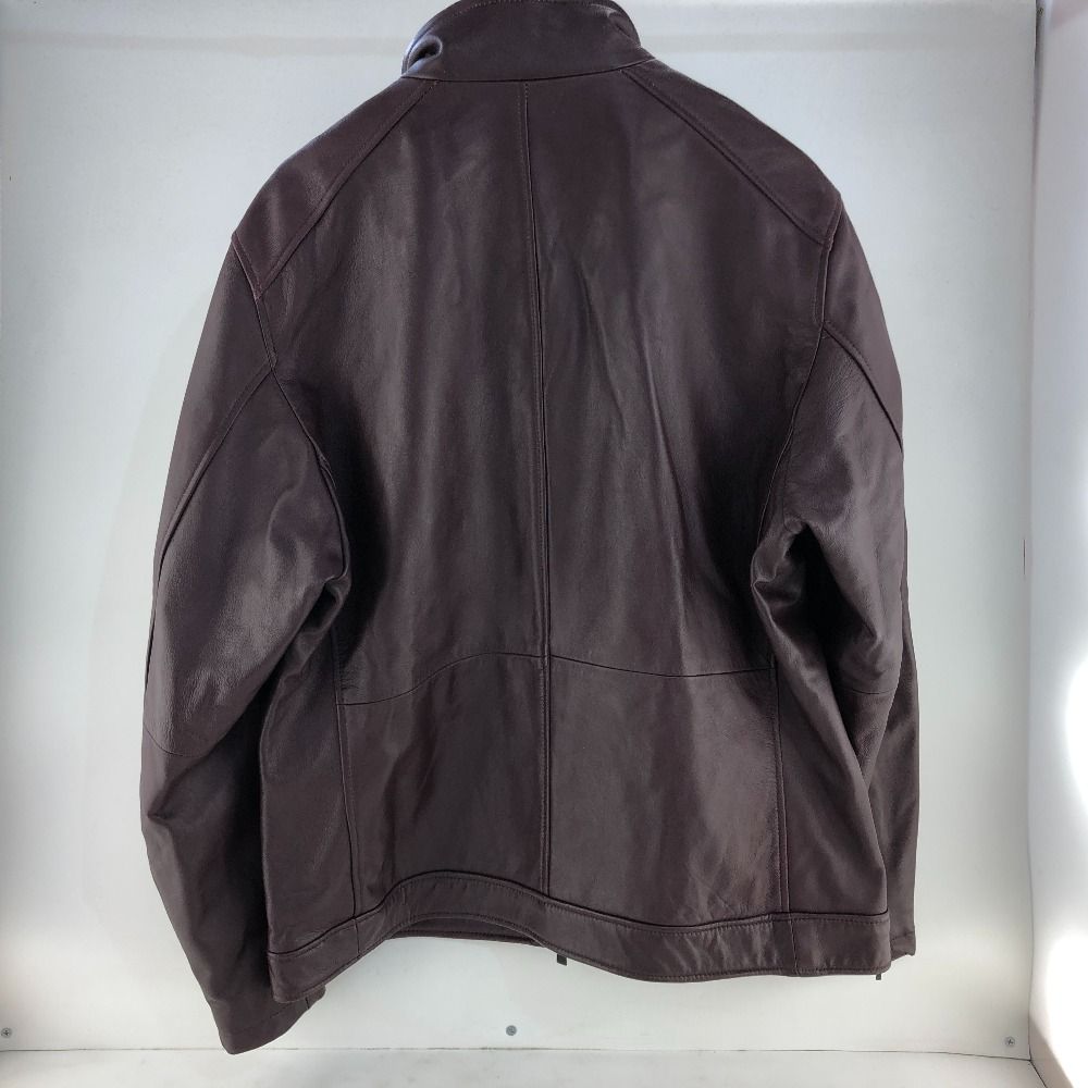 02w11754 MEN'S BIGI レザージャケット ボルドー メンズ サイズ4