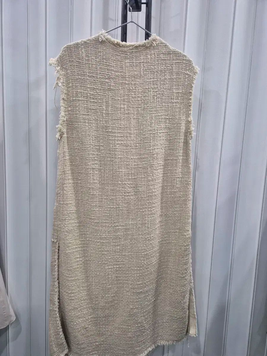 デザイン性 ALYSI ツイード ロング ベスト 全品75％割引きです！