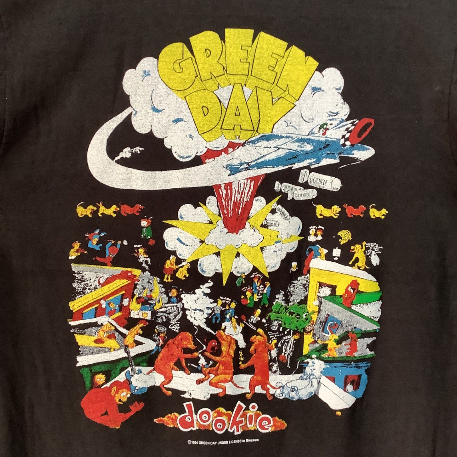 GreenDay 90s 黒 ロンT XL グリーンデイ バンド Tシャツ-