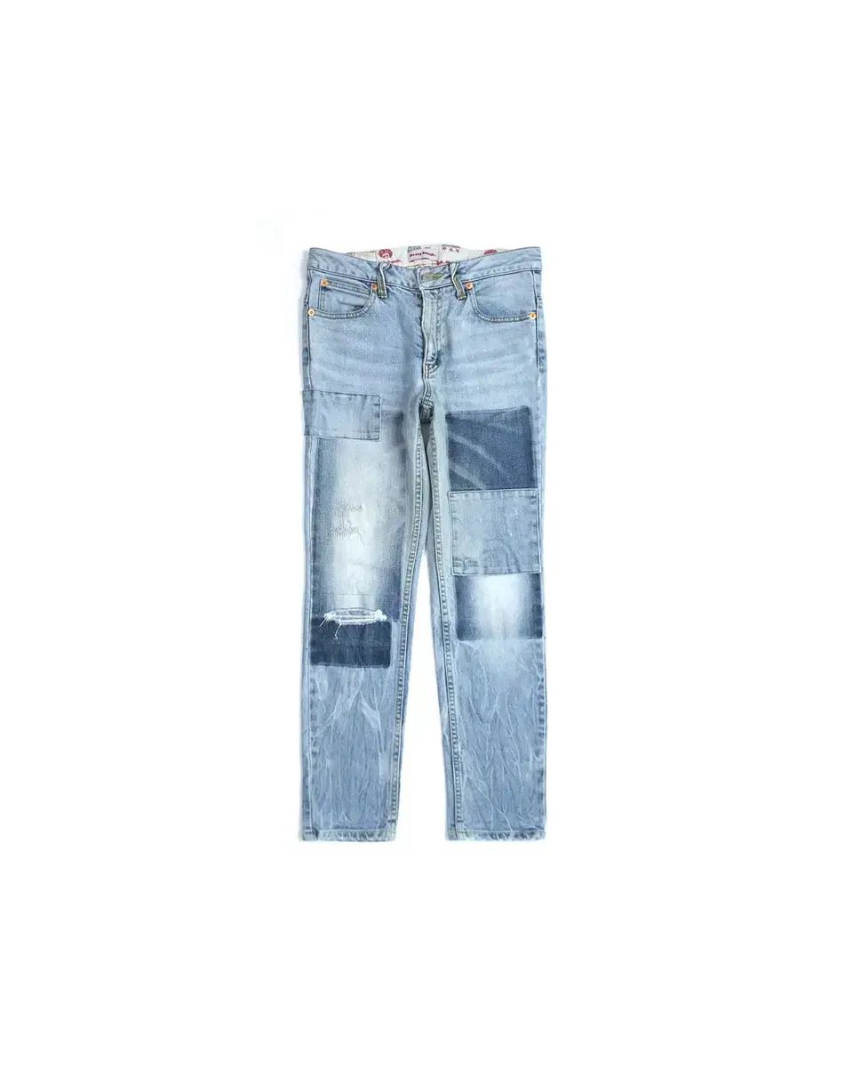 Betty Smith patchwork slim jeans