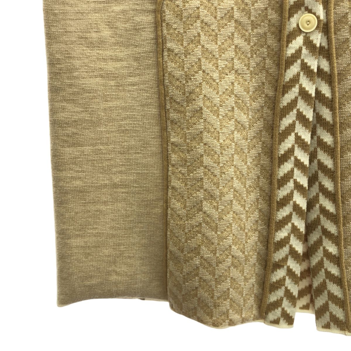 美品】 TAN / タン | 2020AW | 総柄 モザイクパターン フロント 美品】 TAN / タン | 2020AW | 総柄 モザイクパターン フロント