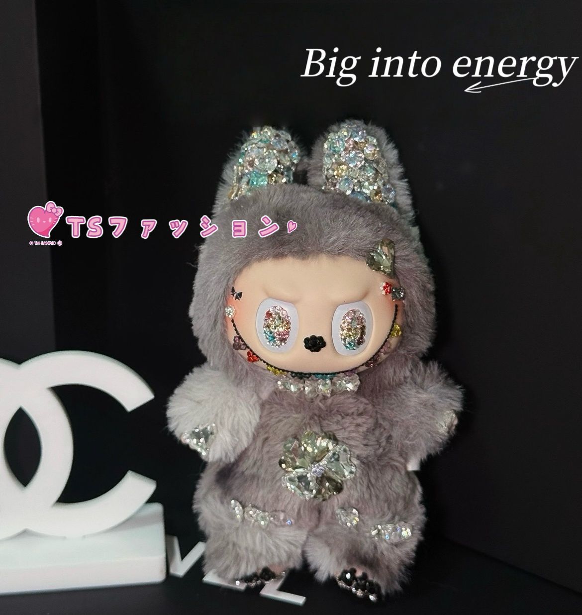 ラブブ　Big into energy ラブ　love x スワロフスキー 直接購入できる」ラブブ Big Into Energy LABUBU ID:本我