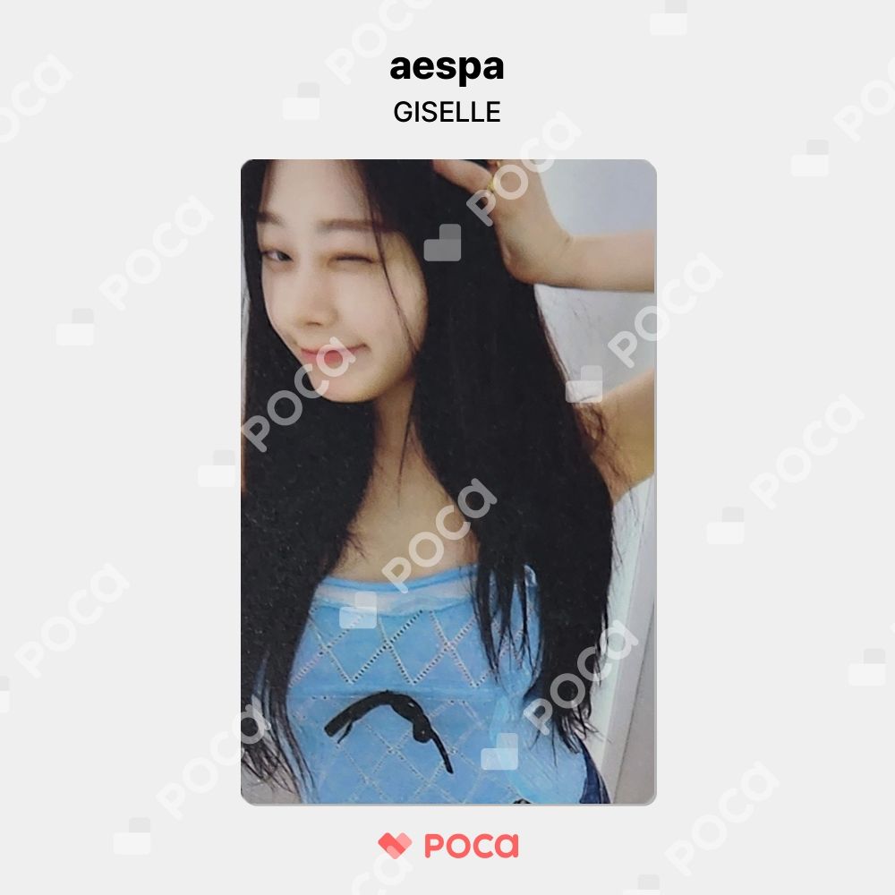 aespa ジゼル トレカ MY WORLD Music Korea 特典 公式 トレカ