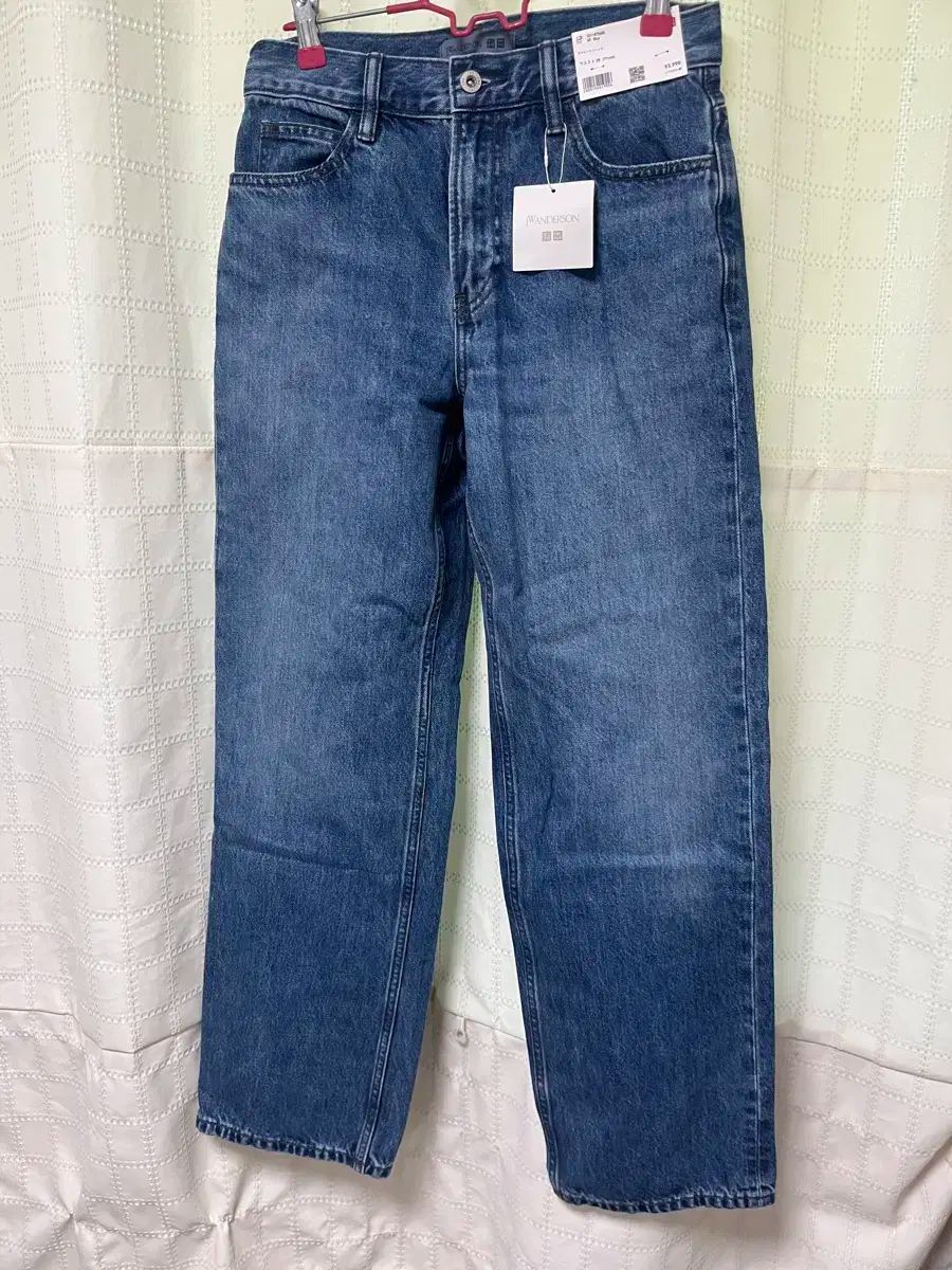 28 UNIQLO ユニクロ jw Kinloch Anderson キンロックアンダーソン ストレート ジーンズ 65 青