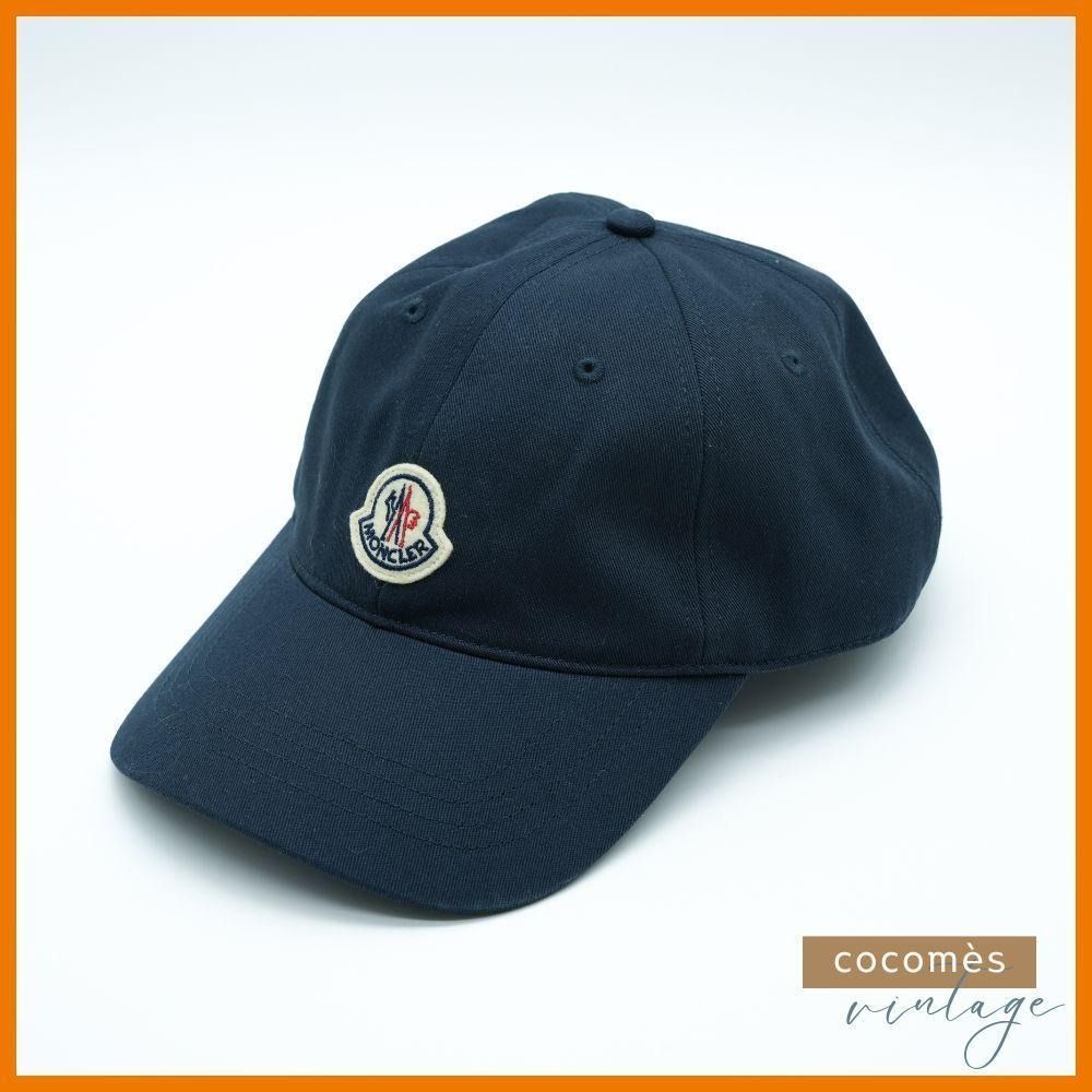 ♥ MONCLER モンクレール キャップ ネイビー コットン ユニセックス