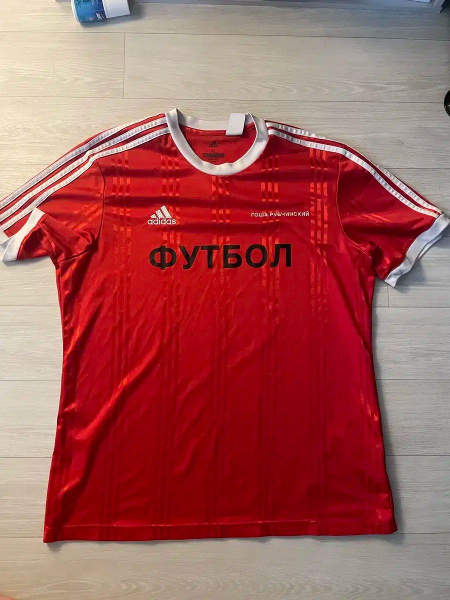 ゴーシャラブチンスキーx adidas ゲームシャツ Gosha Rubchinskiy X