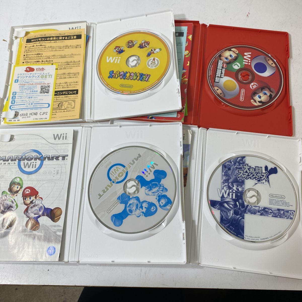 読込確認済み Wii スーパーマリオコレクション スマブラX マリオ