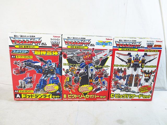 カバヤ　スターセイバー、スーパージンライ、セット 新品 カバヤ トランスフォーマー ガム ゴッドジンライセット