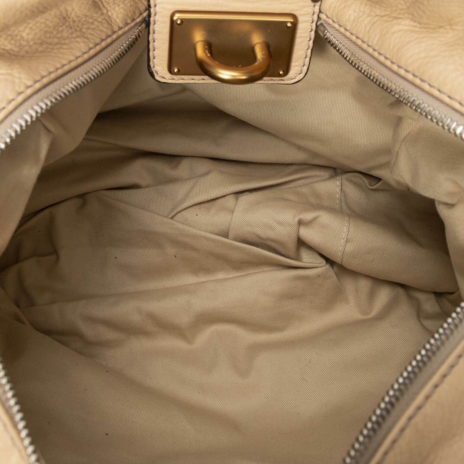 chloe パディントン　ベージュ Chloe Paddington Bag Light Beige Leather Gold Hardware