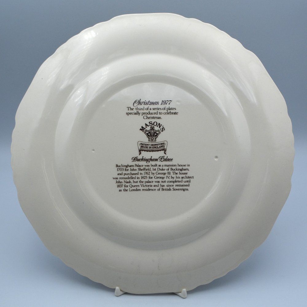 ヴィンテージ 食器 クリスマスプレート 大皿 Mason's メイソンズ