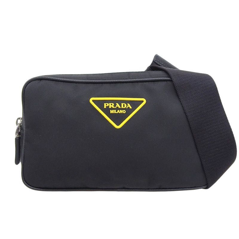 PRADA(プラダ) ベルトバッグ 2VL977 美品】プラダ PRADA ナイロン