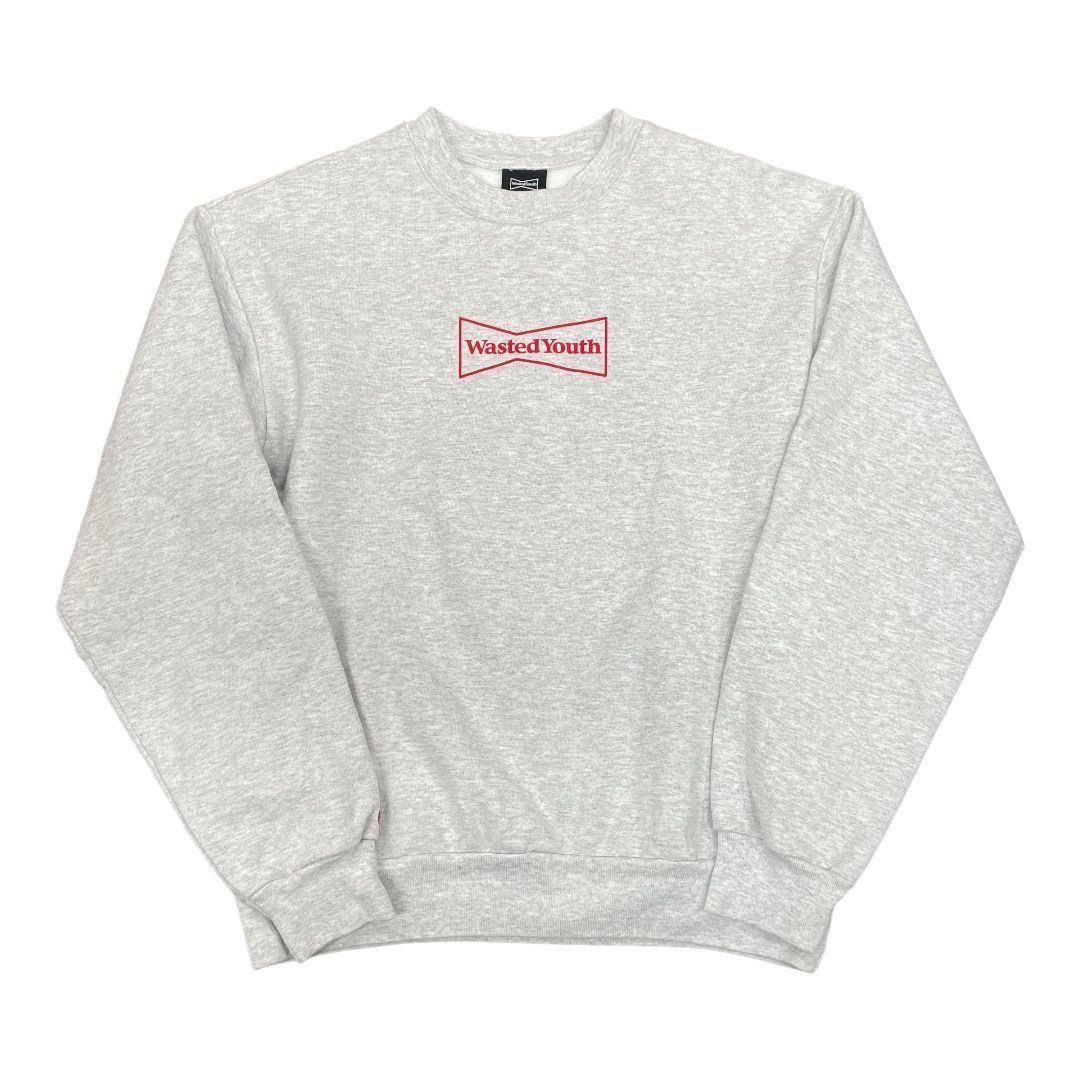 WASTED YOUTH BEATS CREW NECK SWEAT SHIRTS 薔薇 バラ クルーネック  