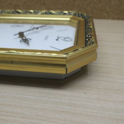 銀座 和光 WAKO 八角形 ゴールド インテリア掛け時計 動作品 - メルカリ