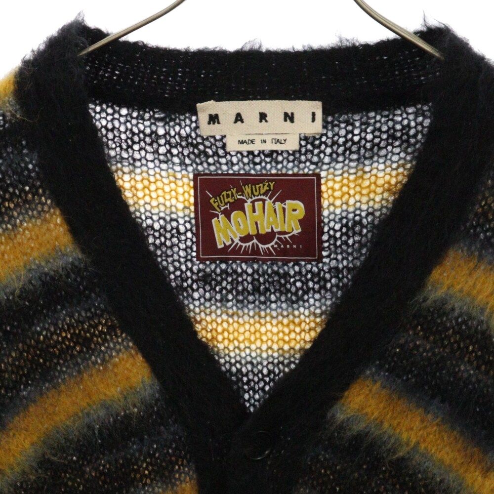 MARNI (マルニ) 21AW V-NECK MOHAIR CARDIGAN モヘア混Vネック  