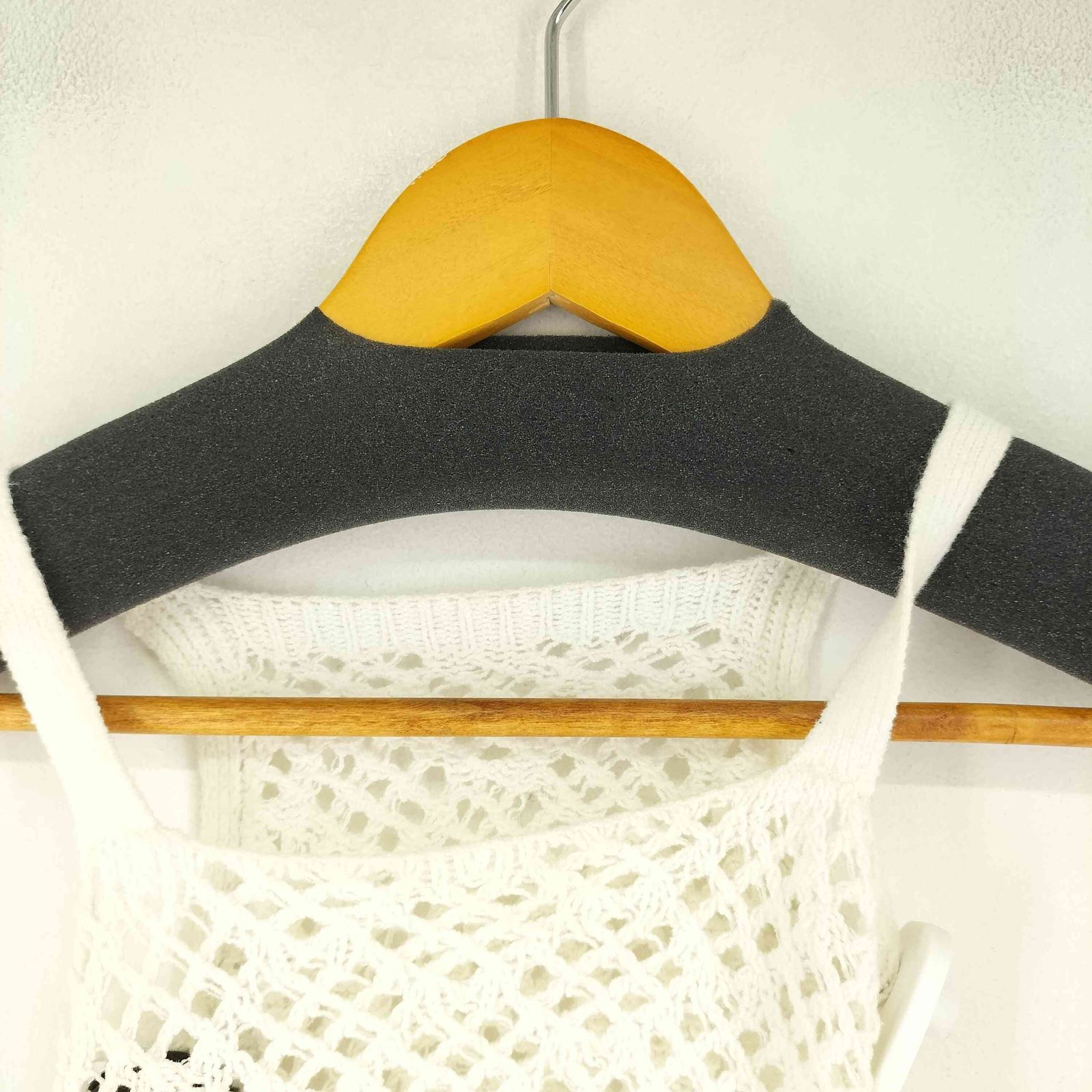 フミカウチダ FUMIKA UCHIDA mesh knit bratopカットソー