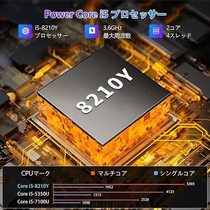 ☆新品☆ノートパソコン Core i5-8210Y 16インチ 16GB ノートパソコンCore i5-8210Y ノートPC 16インチ 16GB メモリ