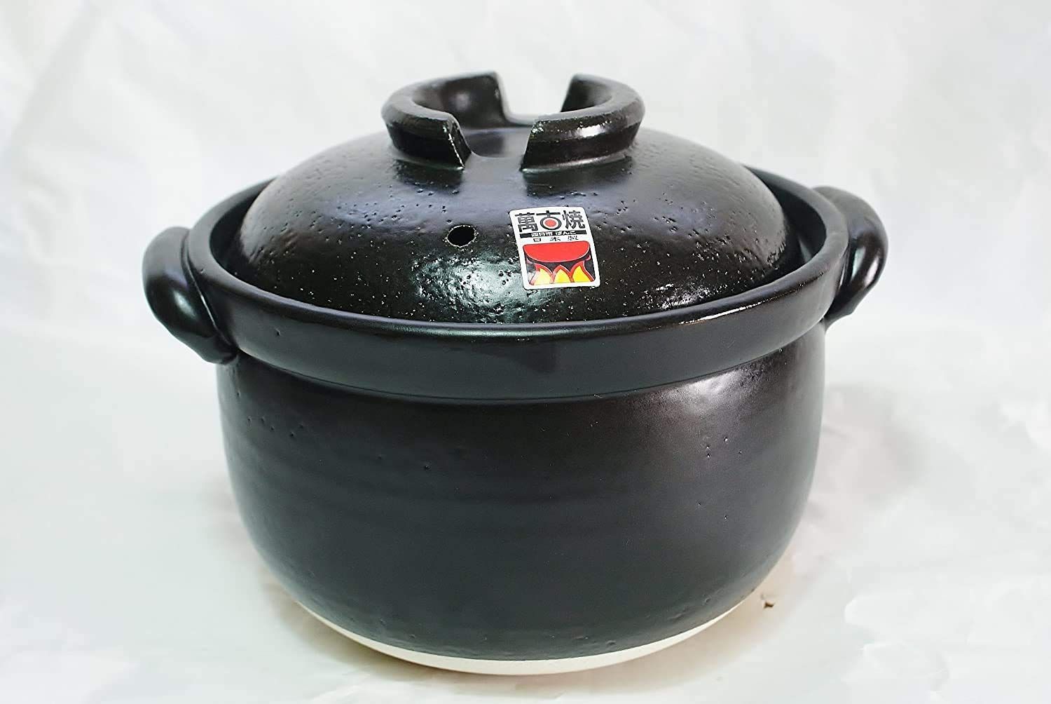 数量 ふっくらご飯鍋 二重蓋 3合炊 萬古焼 ばんこ焼土鍋 陶器
