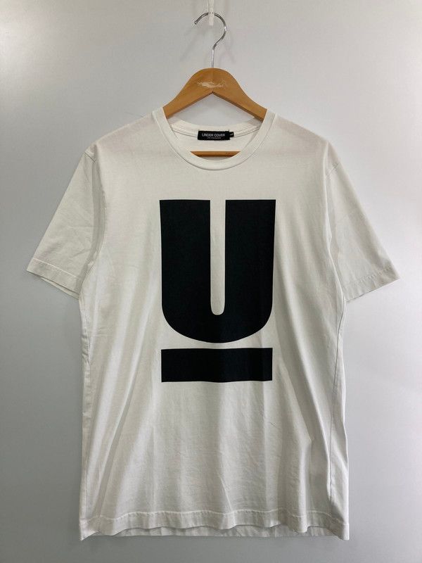 UNDERCOVER アンダーカバー BASIC U TEE ベーシック ユー Tシャツ ロゴ 半袖 メンズ トップス サイズ L ホワイト メンズ 140-250417-em-01-min