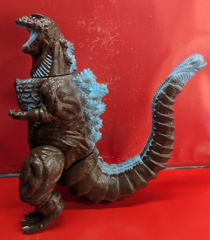 サンガッツ本舗の東宝怪獣総進撃「ゴジラ対バラゴン 」フィギュアセット サンガッツ 東宝怪獣総進撃 ゴジラ 第4形態 茶成型 覚醒 WF2019