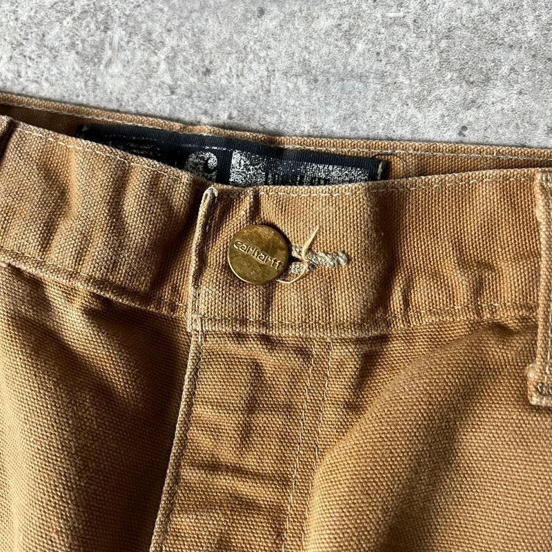 雰囲気系 USA製 Carhartt ダブルニー ダック ペインター パンツ 31 30  