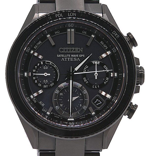 ★箱保付！新品同様！CITIZEN シチズン ATTESA アテッサ ACT Line CC4055-65E F950-0029S01 ブラックチタンシリーズ エコ・ドライブ メンズ