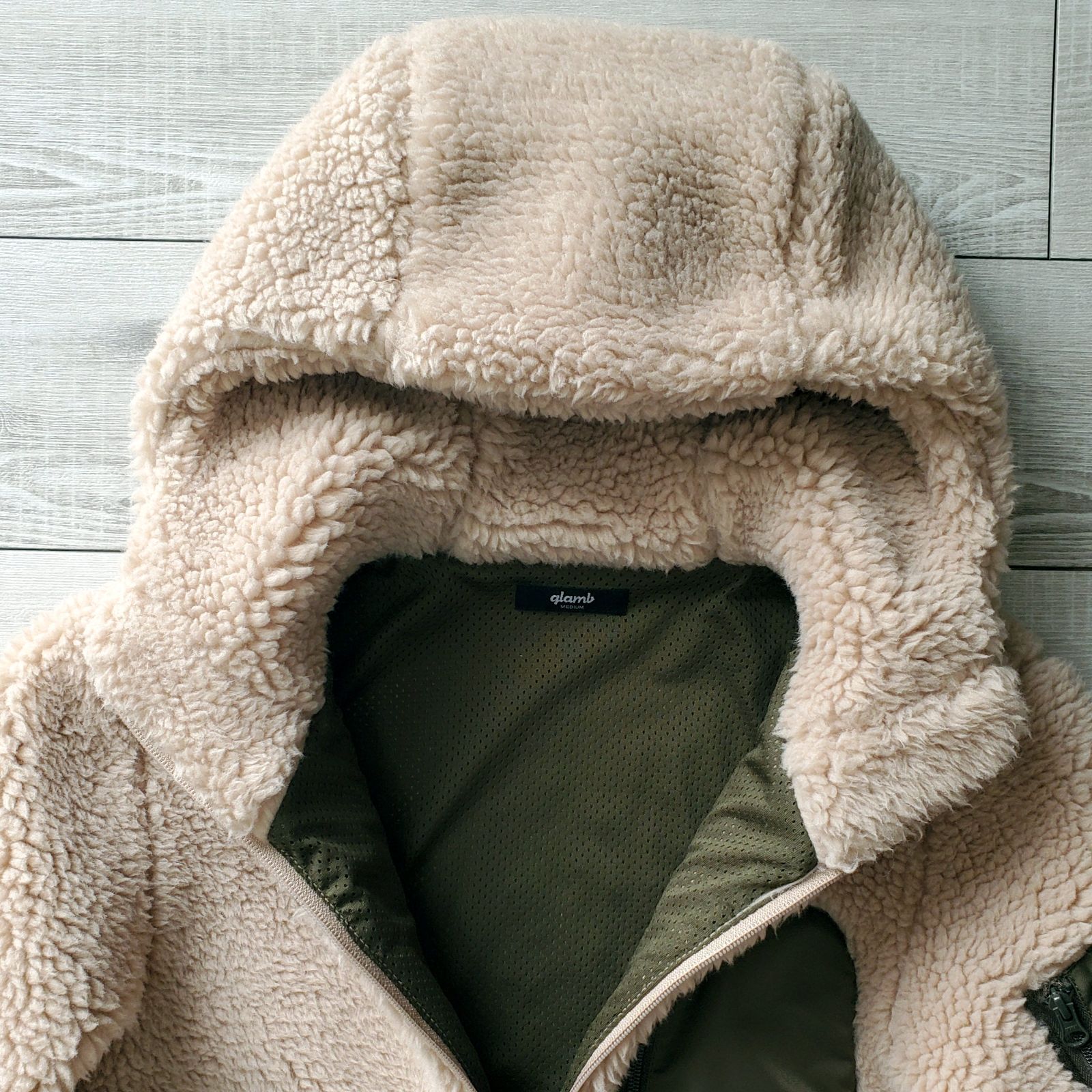 glambグラム□美品 20AW 予約完売品 Boa mountain parka ボア 