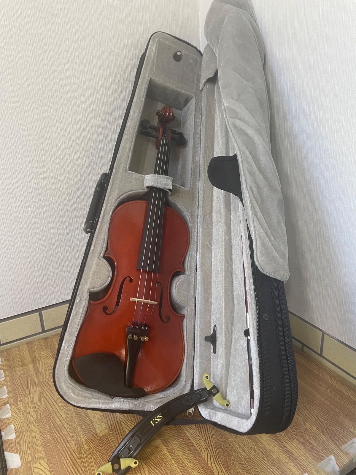 希少品 美しい虎杢 ワンピースバック ピッコリーニ ヴィオラ 2009 裏板