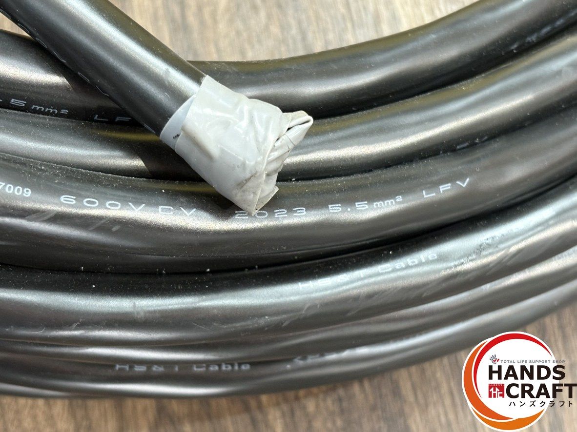 【未使用】HST CV ケーブル 4×5.5 30m 2023年製【ハンズクラフト佐賀】 〇【未使用】HST CV ケーブル 4×5.5 30m 2023年製【ハンズクラフト佐賀