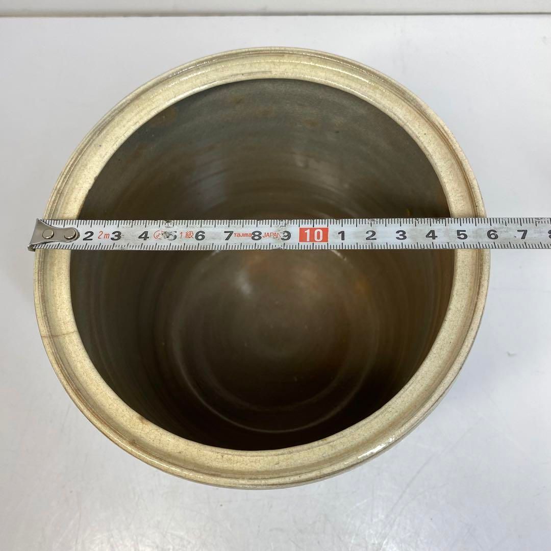 石隠　姜聖奎　磁州窯写　水指　共箱　高さ19㎝(蓋込)　東な6-0528④ 石隠 姜聖奎 磁州窯写 水指 共箱 高さ19㎝(蓋込) 東な6-0528④