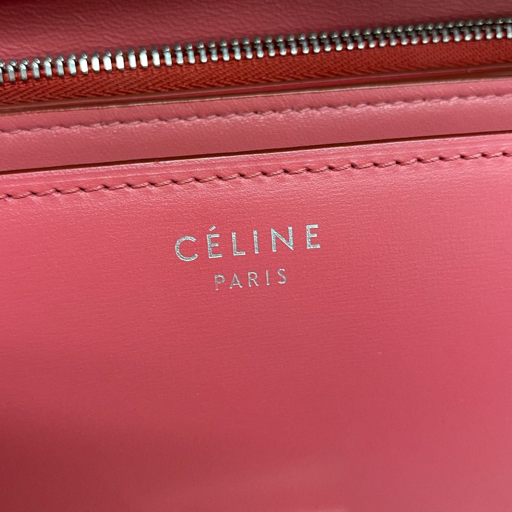 CELINE/セリーヌ クラシックボックス レザー ショルダーバッグ ピンク レディース ブランド - メルカリ