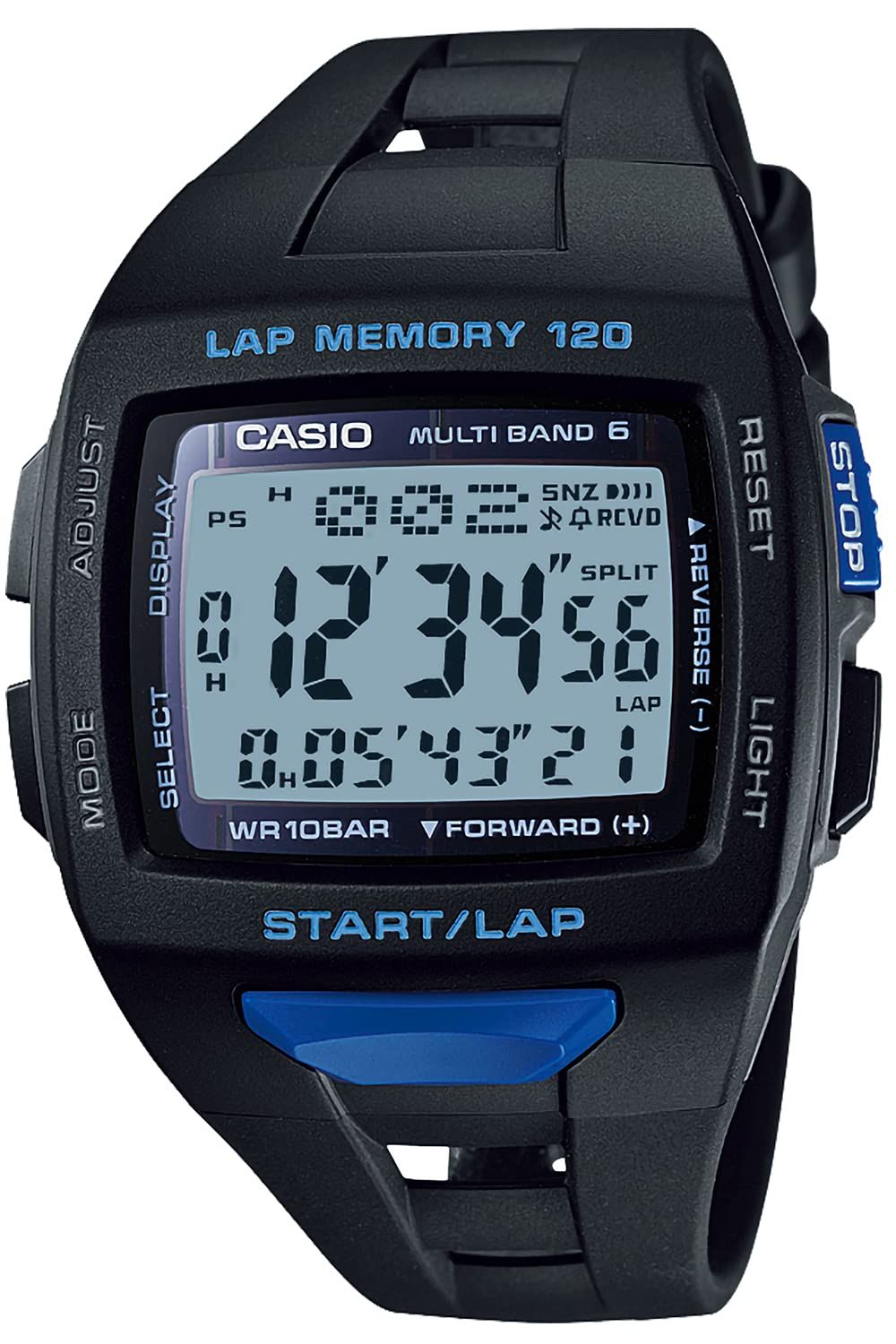 カシオ 腕時計 カシオ コレクション STW-1000-1BJH メンズ ブラック ブラック|ブルー