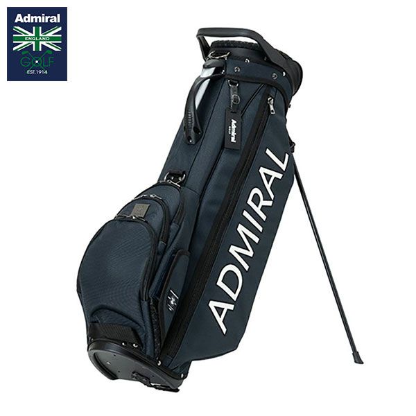 Admiral ゴルフスタンドキャディーバッグ ネイビー9インチ Admiral Golf アドミラル ゴルフ スタンド式 キャディバッグ9型