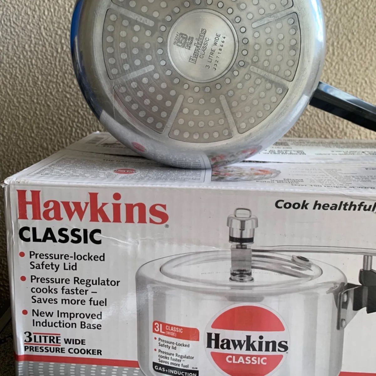 HAWKINS ホーキンス 圧力鍋 インド製 3l - 調理器具