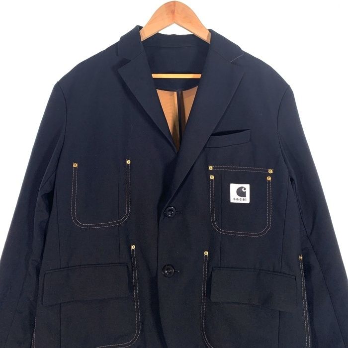 SACAI Carhartt WIP カーハート W Suiting Bonding ジャケット SACAI Carhartt WIP カーハート W Suiting Bonding ジャケット