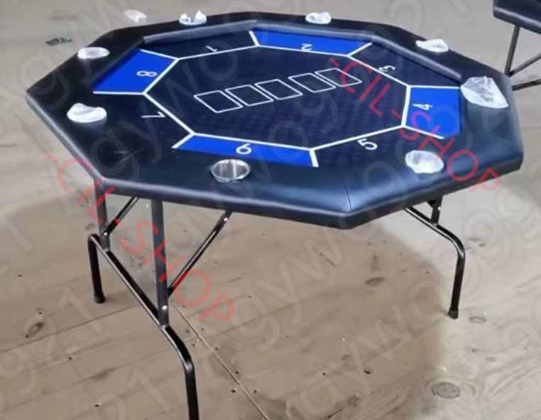 ポーカーテーブル 折りたたみ 8人対応 家庭用 500枚 チップラック 2730