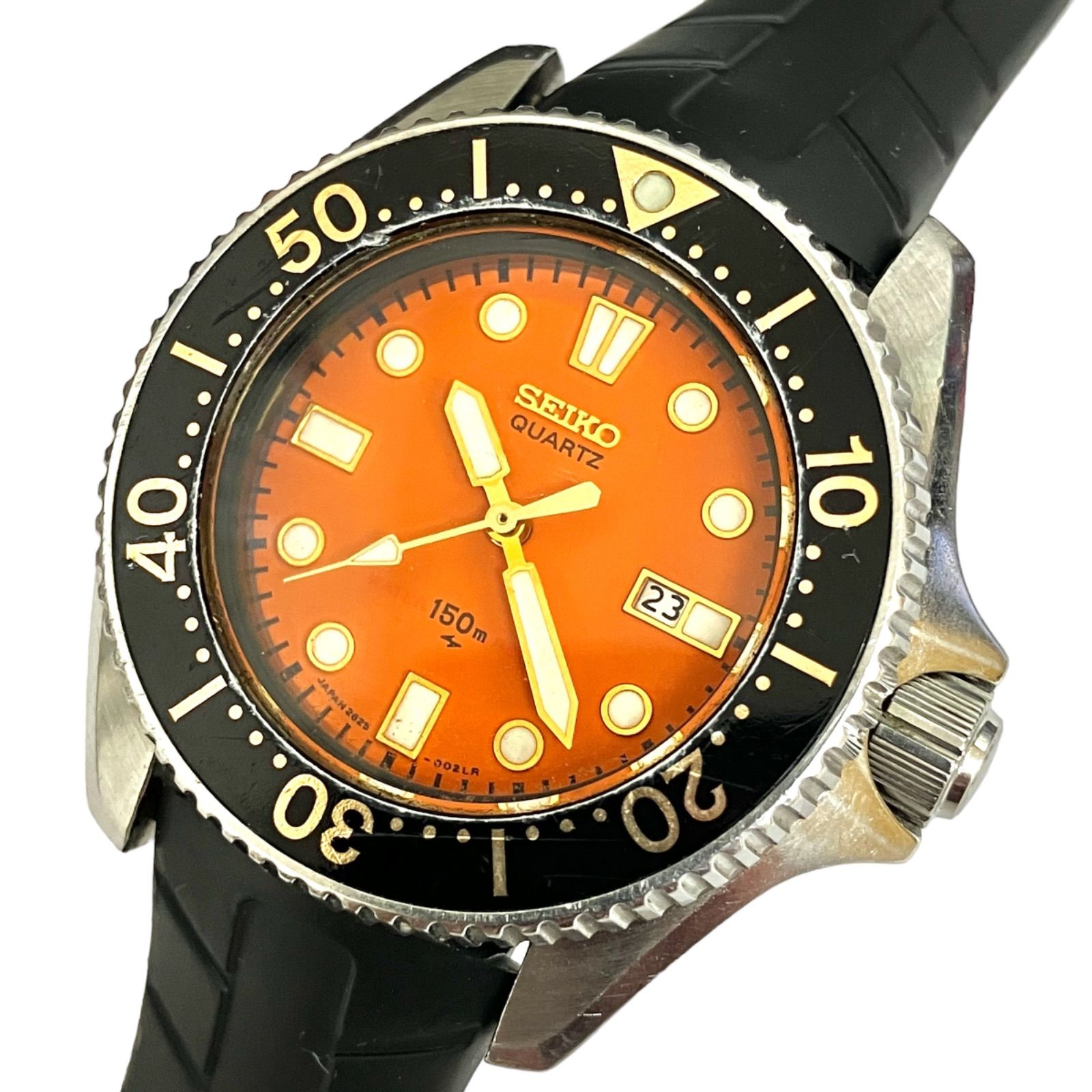 銀座ブランド割引 SEIKO 150mダイバーズ 7548-7000 新品電池交換済み