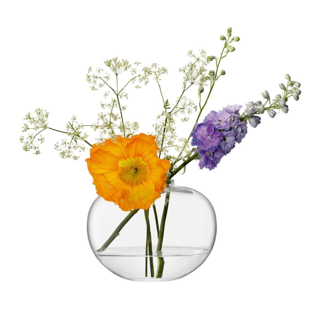 LSA Flower Curved Bouquet Vase G1722-15-301 クリア H15cm LFW37 | エルエスエー フラワーベース 花器 花瓶