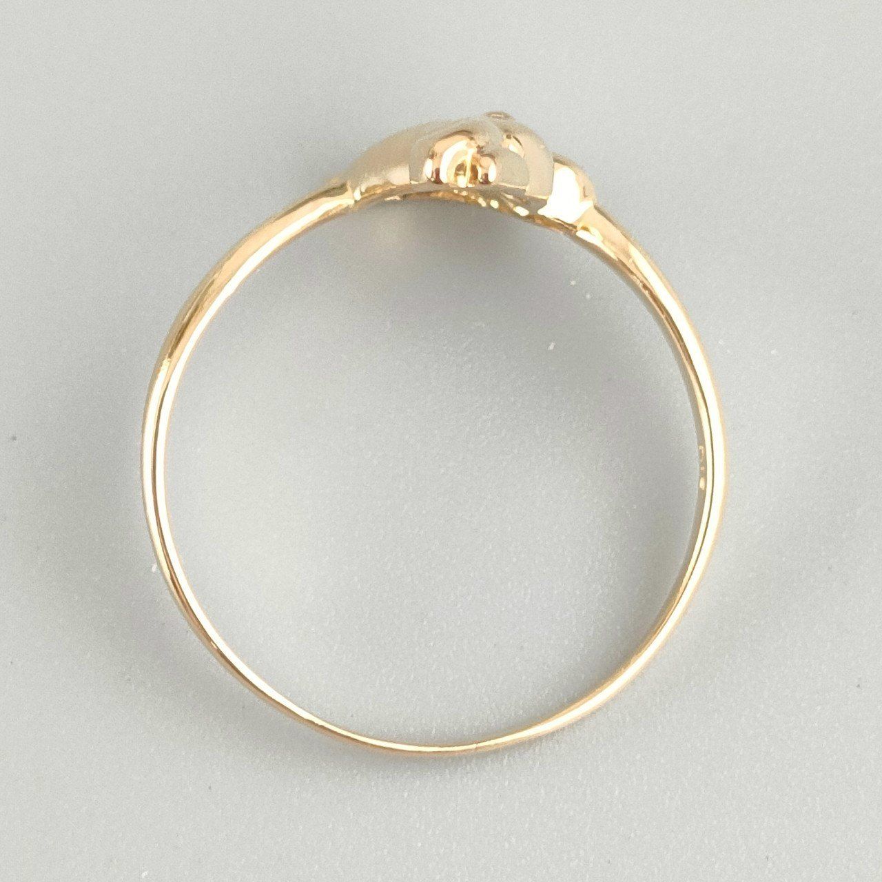 18金 K18 ウサギ アニマルデザインリング レディース 2.17g 13号 B644