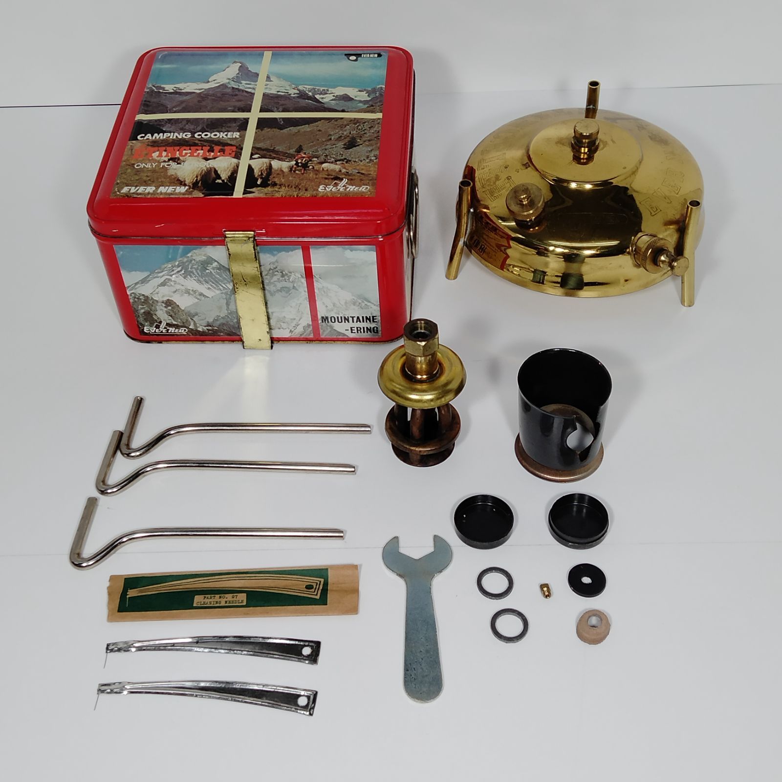 EVERNEW エバニュー キャンピング クッカー エタンセル ONLY FOR PETROLEUM ジャンク品 インテリア品